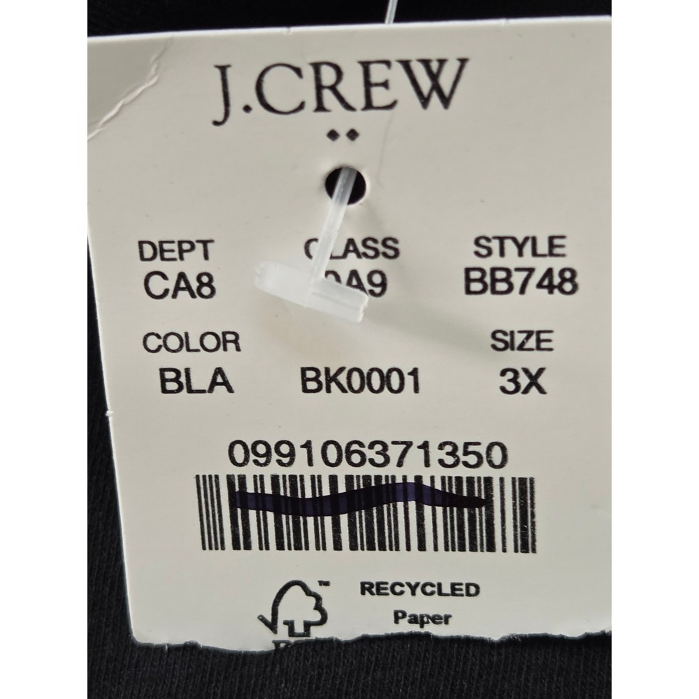 J. Crew Tissue Turtleneck Long Sleeve Top Size 3X White NWT BB748 - Picture 6 of 6
